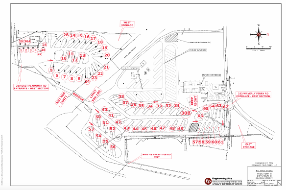 map of RV park